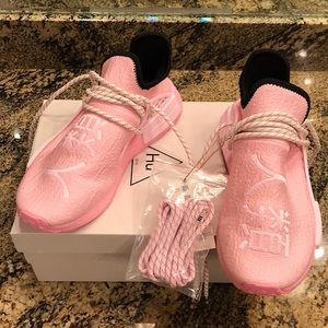 adidas Pharrell Williams HU NMD Shoes - Pink